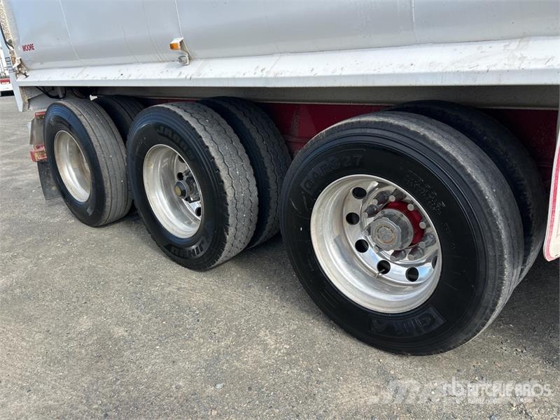 Moore 10 m Tri/A Step Deck End Dump Trailer ダンプトレーラー