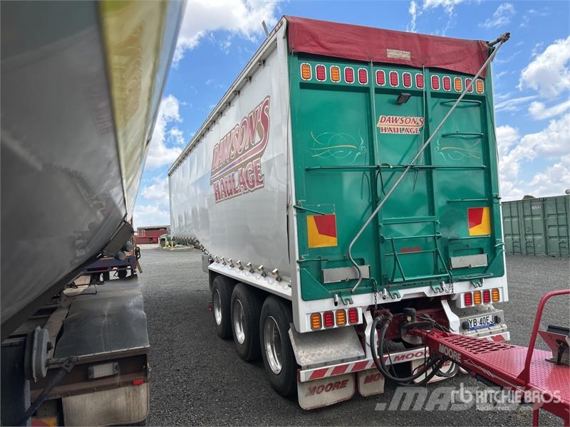 Moore 10 m Tri/A Step Deck End Dump Trailer Самоскиди
