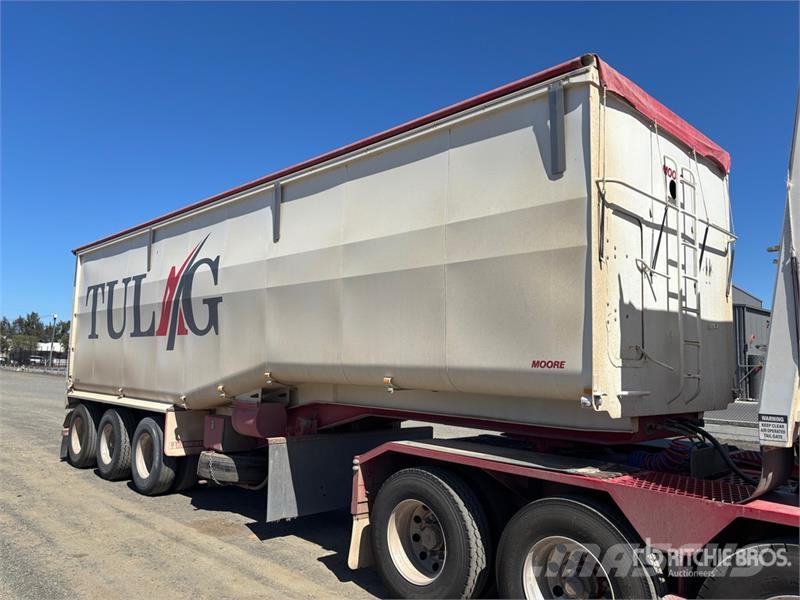 Moore 10 m Tri/A Step Deck End Dump Trailer Kiper prikolice