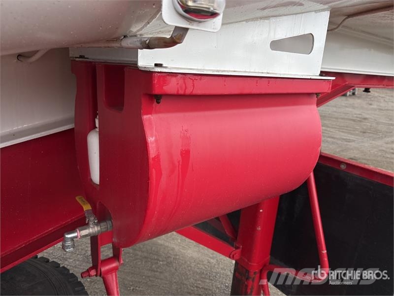 Moore 10 m Tri/A Step Deck End Dump Trailer Tipphengere