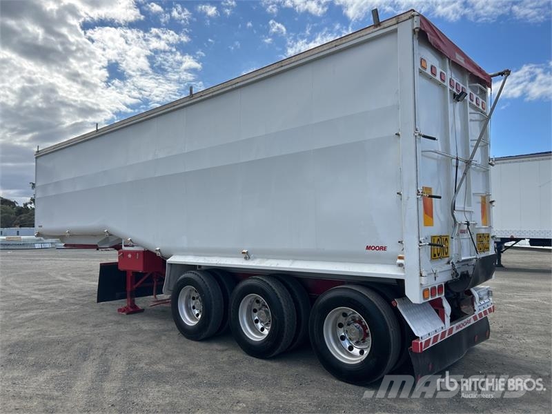 Moore 10 m Tri/A Step Deck End Dump Trailer ダンプトレーラー