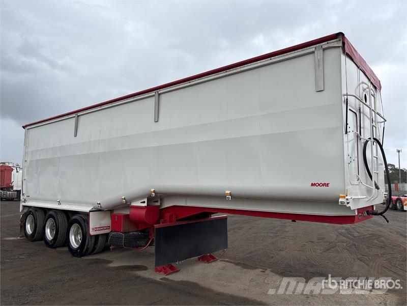 Moore 10 m Tri/A Step Deck End Dump Trailer Tipphengere