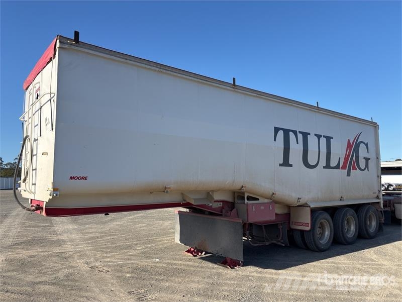 Moore 10 m Tri/A Step Deck End Dump Trailer Tipper trailers