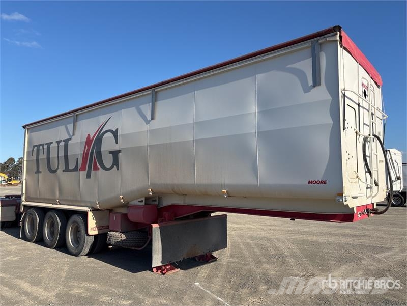 Moore 10 m Tri/A Step Deck End Dump Trailer Tipper trailers