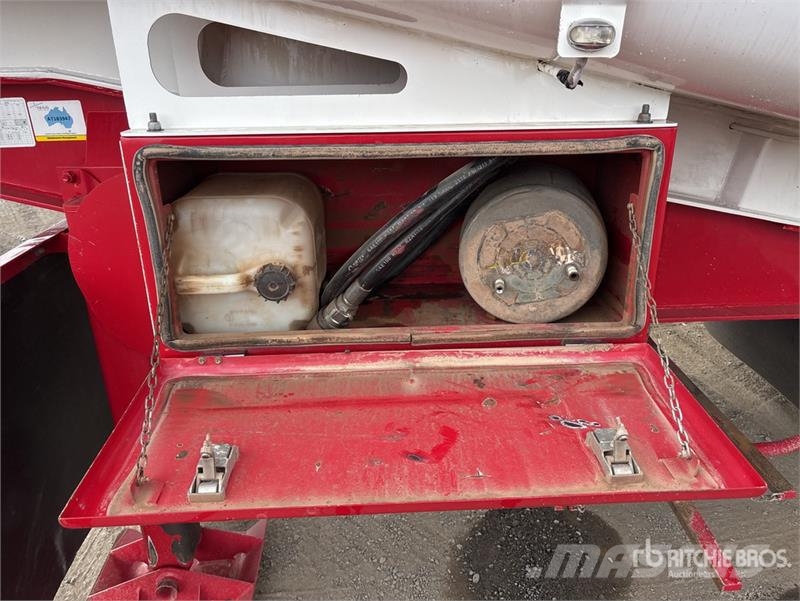 Moore 10 m Tri/A Step Deck End Dump Trailer Tipphengere