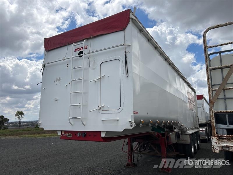 Moore 10 m Tri/A Step Deck End Dump Trailer Самоскиди