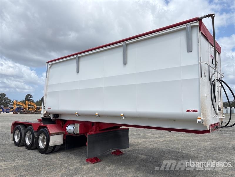 Moore 6.4 m Tri/A B-Double Lead End Dump Trailer Reboques basculantes