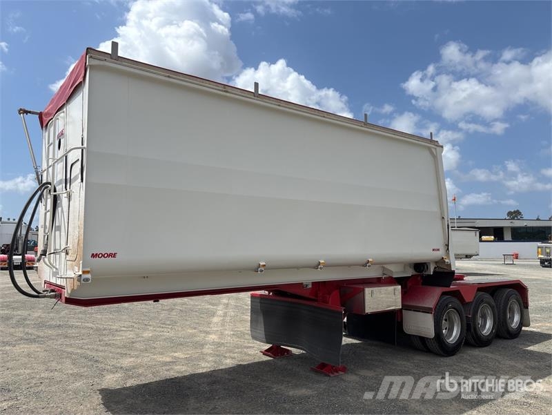 Moore 6.4 m Tri/A B-Double Lead End Dump Trailer Reboques basculantes