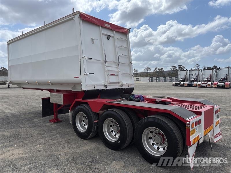 Moore 6.4 m Tri/A B-Double Lead End Dump Trailer Reboques basculantes