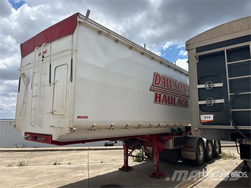 Moore 6.45 m Tri/A B-Double Lead End Dump Trailer Самоскиди