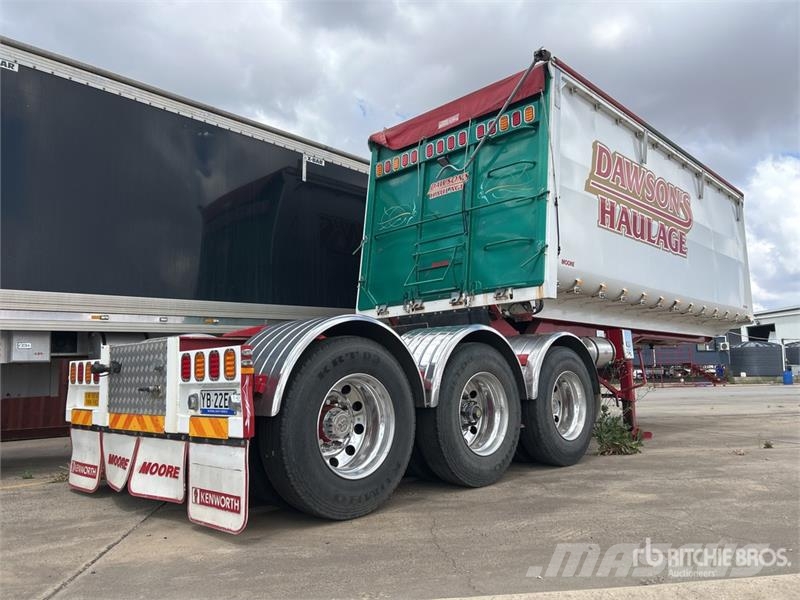 Moore 6.45 m Tri/A B-Double Lead End Dump Trailer Самоскиди