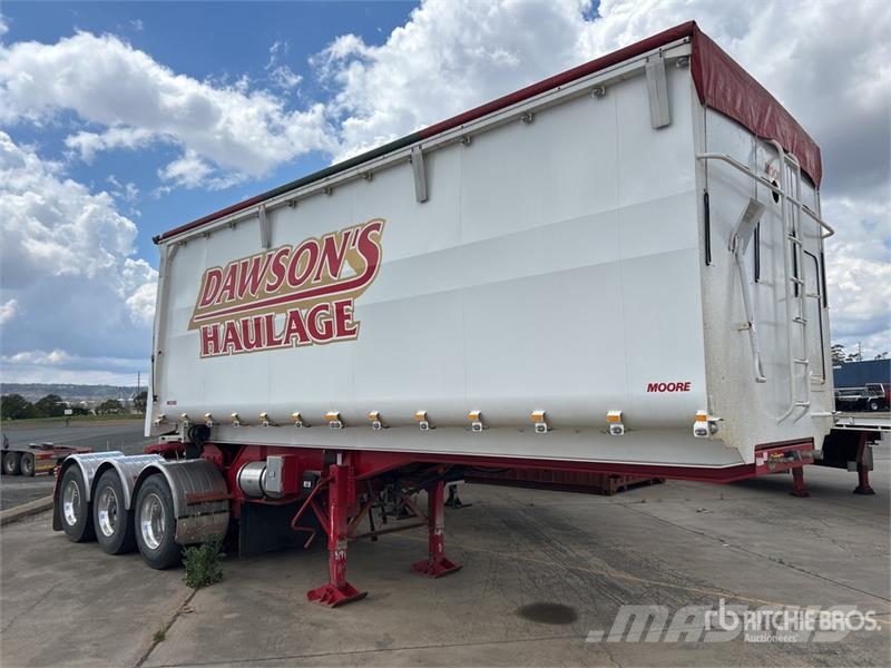 Moore 6.45 m Tri/A B-Double Lead End Dump Trailer Самоскиди