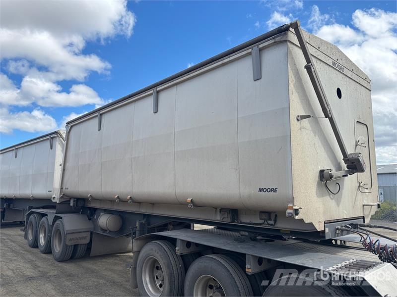 Moore 6.7 m Tri/A B-Double Lead End Dump Trailer Kiperi prikolice