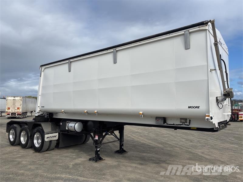 Moore 6.9 m Tri/A B-Double Lead End Dump Trailer Anhænger med tip
