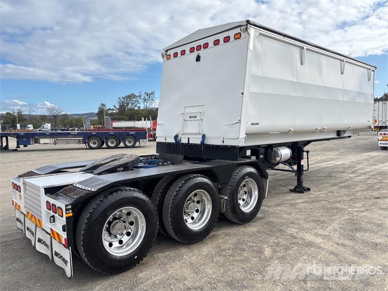 Moore 6.9 m Tri/A B-Double Lead End Dump Trailer Tipphengere