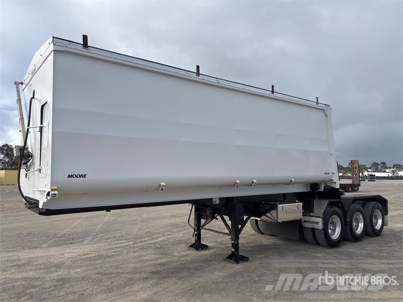 Moore 6.9 m Tri/A B-Double Lead End Dump Trailer Anhænger med tip