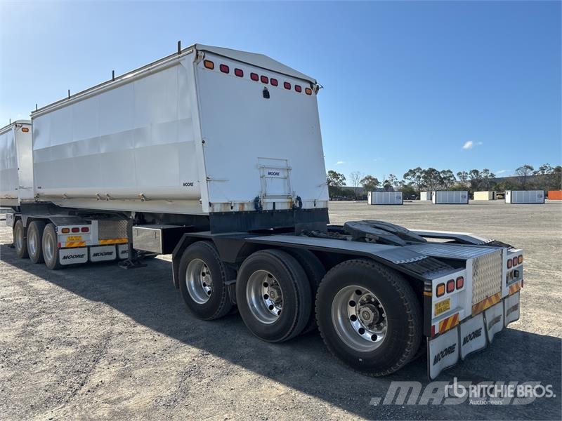 Moore 6.9 m Tri/A B-Double Lead End Dump Trailer Tipper trailers