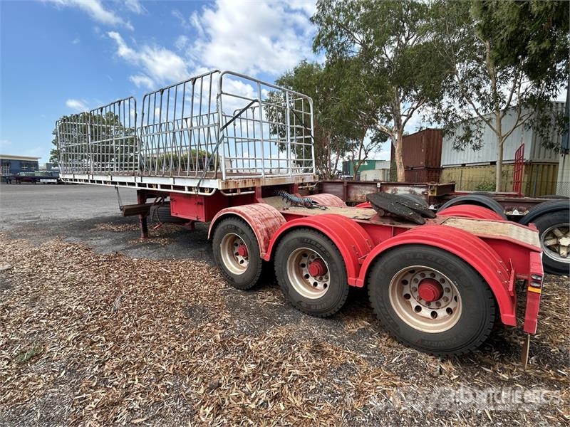 Moore Trailers 7.2 m Tri/A B-Double Lead Flatbed T Flatbed/Dropside trailers