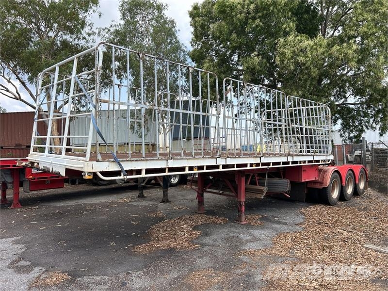 Moore Trailers 7.2 m Tri/A B-Double Lead Flatbed T Flatbed/Dropside trailers