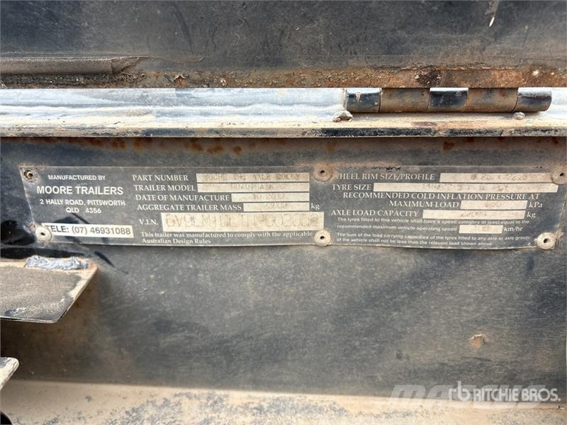 Moore Tri/A Road Train Dolly Remorque Dolly