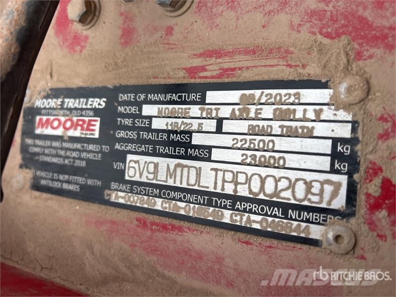 Moore Tri/A Road Train Dolly Kolica