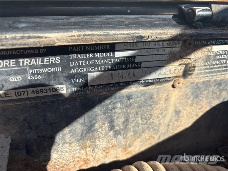  Moore Tri/A Road Train Dolly حاملة نقل رباعية العجلات