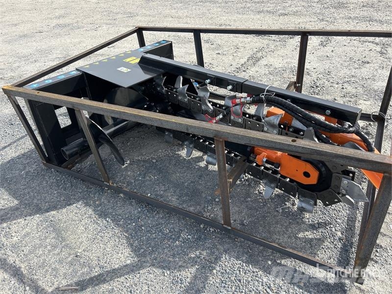  Mower King ECSSCT72 60 in Skid Steer Trencher (Unu 트렌처