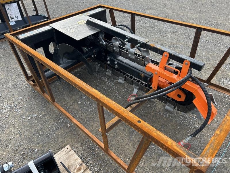  Mower King ECSSCT72 60 in Skid Steer Trencher (Unu Rovokopači freze za kanale Trenčeri