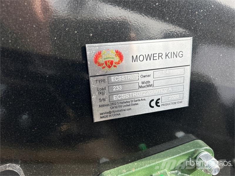 Mower King ECSSTR072 72 in Skid Steer Tiller (Unus Брани и ротационни рали