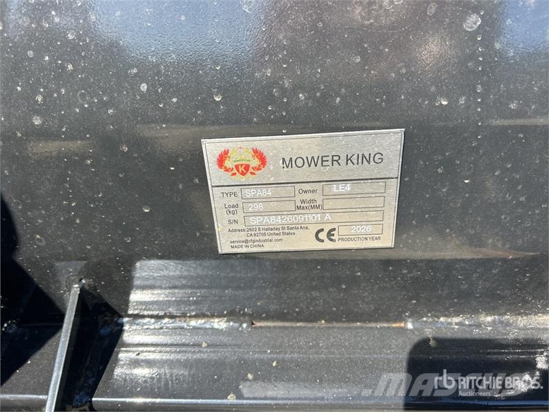  Mower King SPA84 84 in Skid Steer Dozer (Unused) Cuchillas