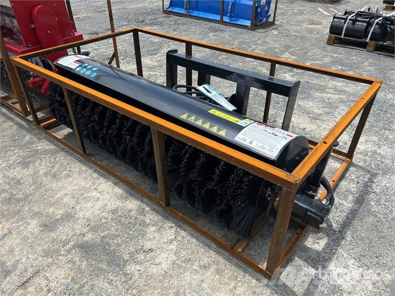 Mower King SSAB72 72 in Skid Steer Broom (Unused) Brushes