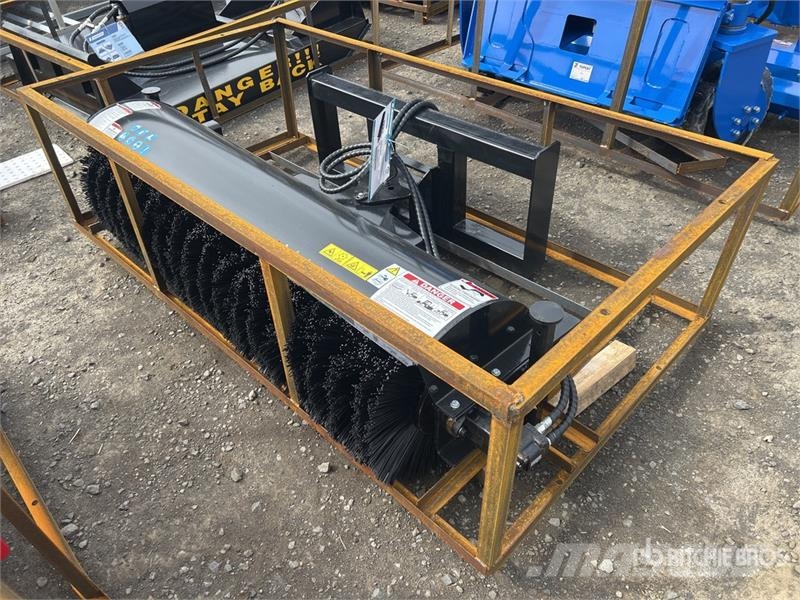 Mower King SSAB72 72 in Skid Steer Broom (Unused) Brushes