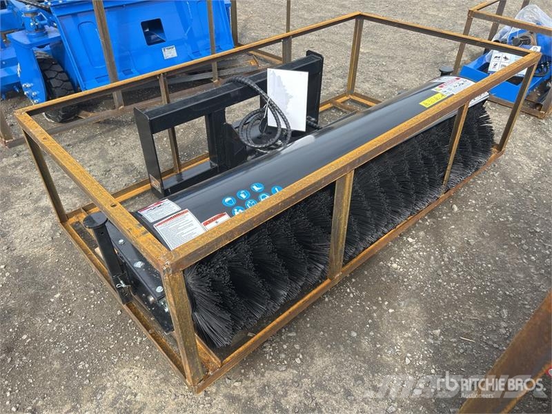  Mower King SSAB72 72 in Skid Steer Broom (Unused) Brushes