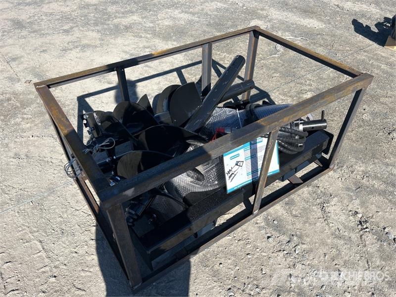  Mower King SSECAG-Y Skid Steer Auger (Unused) Boren