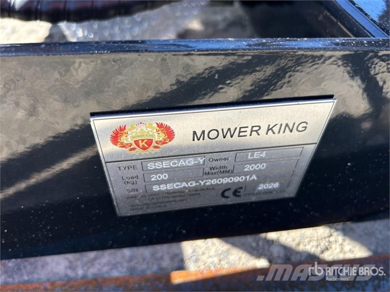  Mower King SSECAG-Y Skid Steer Auger (Unused) Boren