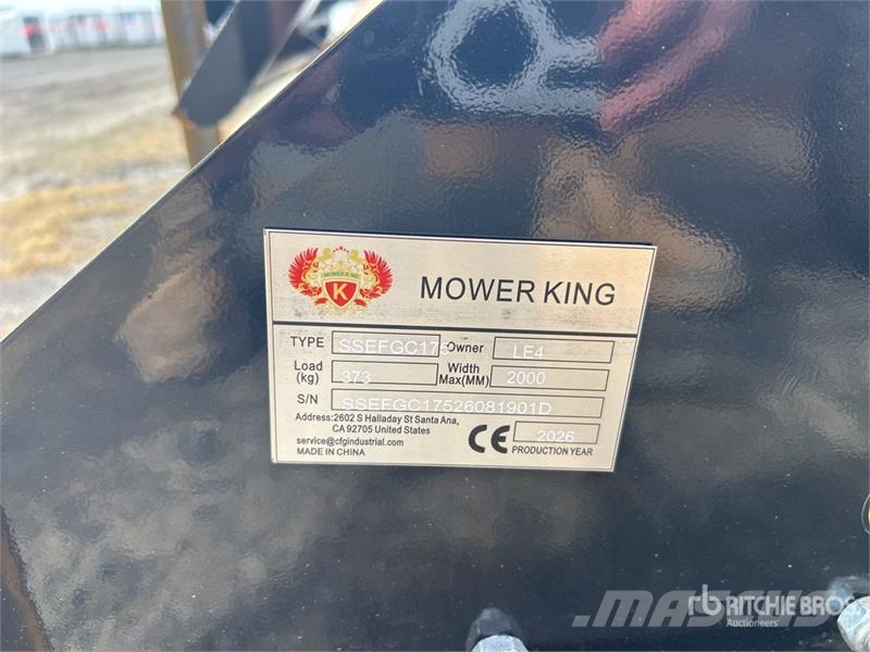 Mower King SSEFGC175 2000 mm Skid Steer Flail (Un Mowers