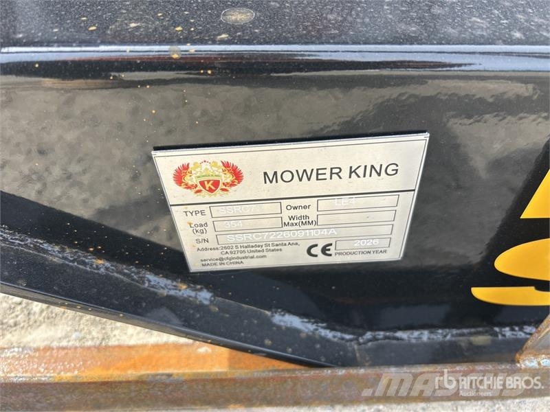  Mower King SSRC 72 in Skid Steer Brush Cutter (Unu 牽引式モア/芝刈り機