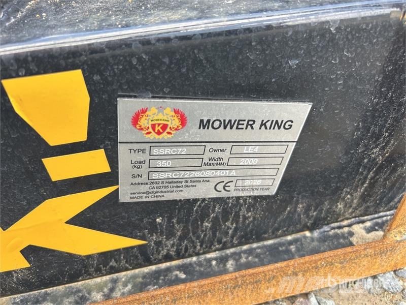  Mower King SSRC 72 in Skid Steer Brush Cutter (Unu Asılı ve çekilir biçme makineleri