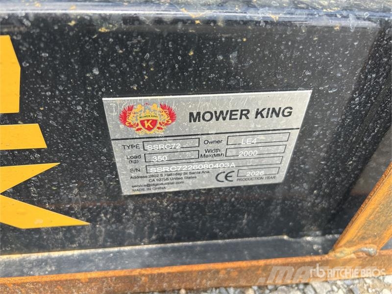 Mower King SSRC 72 in Skid Steer Brush Cutter (Unu Asılı ve çekilir biçme makineleri
