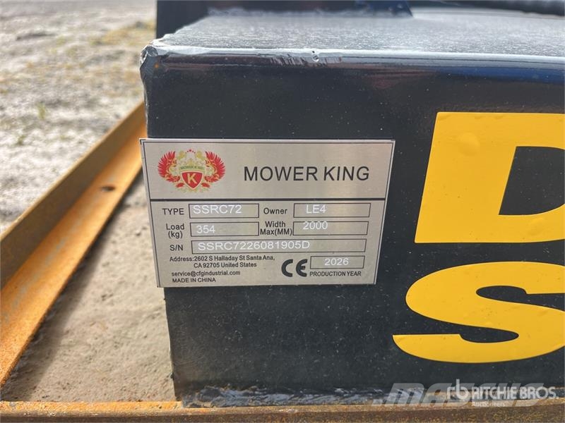 Mower King SSRC72 2000 mm Skid Steer Brush Cutter Kosilice sa postoljem za vuču
