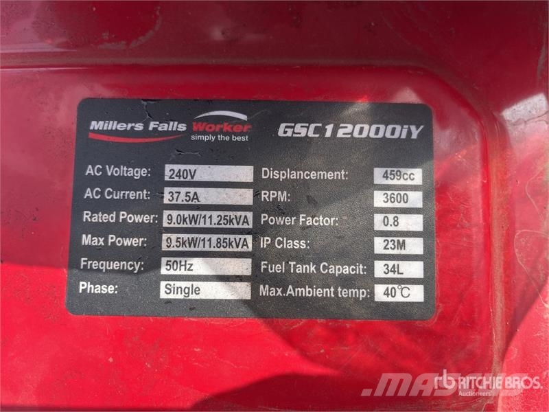 MultiQuip 11.85 kVA Mobile Generator Set (Unused) Dízel áramfejlesztők
