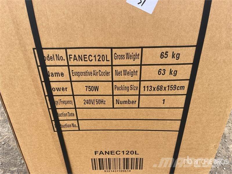 MultiQuip 120 LTR 750 W Air Conditioner (Unused) Kütte- ja sulatusseadmed
