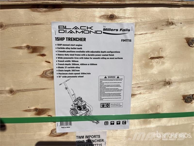MultiQuip 15 hp Trencher (Unused) Траншеекопатели