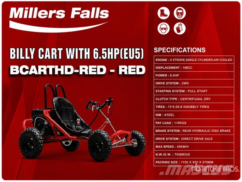 MultiQuip 6.5 hp Billycart (Unused) Overige componenten