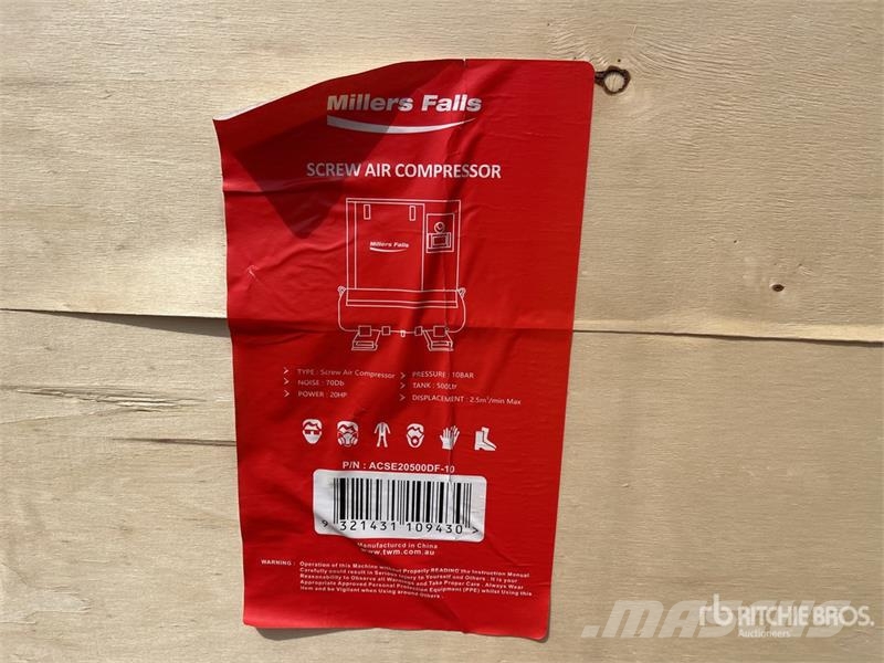 MultiQuip 86 cFm Screw Air Compressor (Unused) Kompresszorok