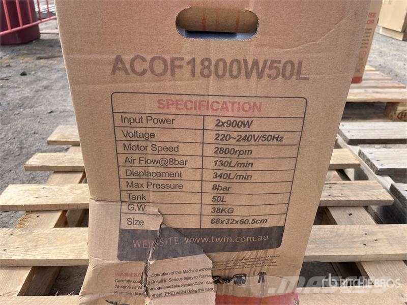 MultiQuip ACOF1800W50L Mobile Electric 50 L Air Compressor ( Kompressorer