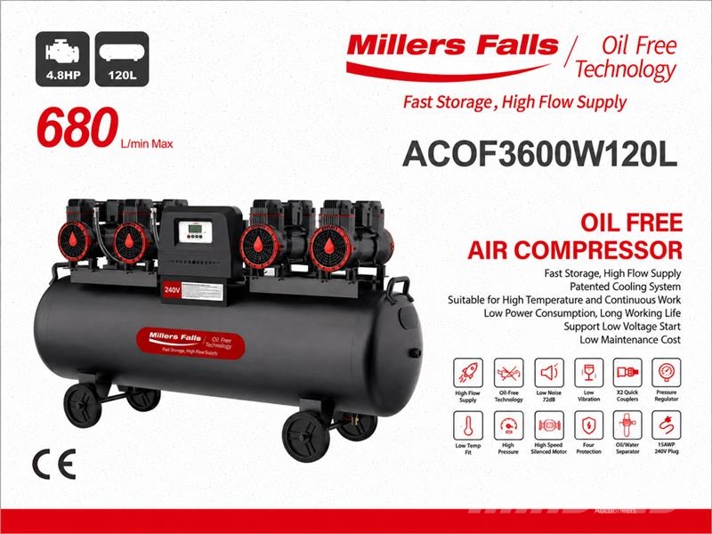 MultiQuip ACOF3600W120L 120 L Air Compressor (Unused) Kompresori