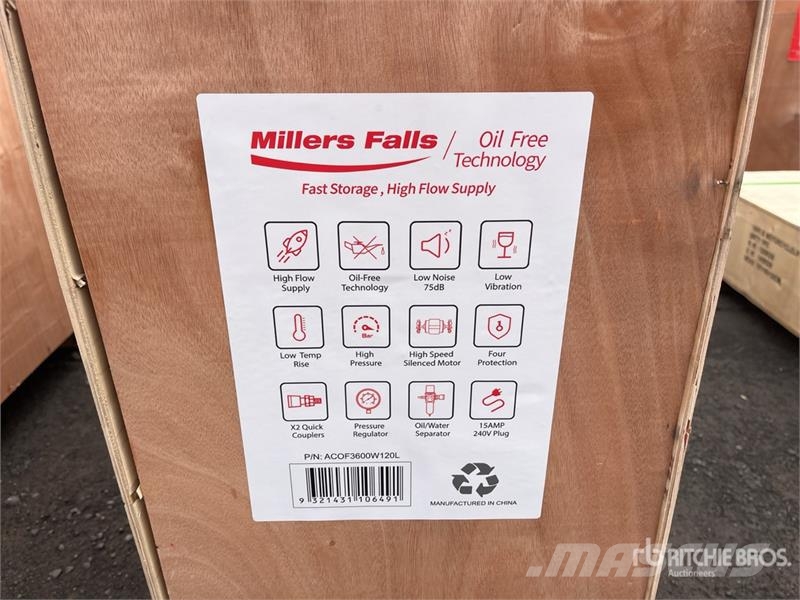 MultiQuip ACOF3600W120L Mobile 120 L Air Compressor (Unused) Compressors