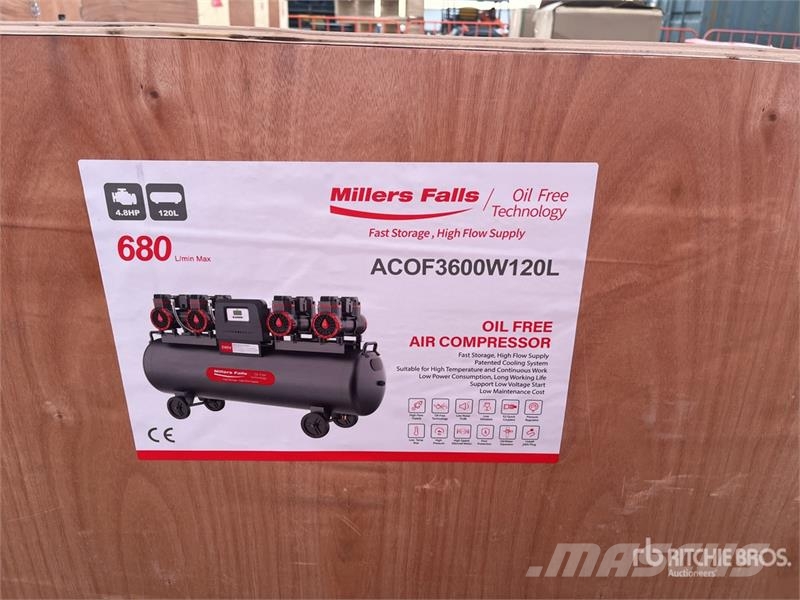 MultiQuip ACOF3600W120L Mobile 120 L Air Compressor (Unused) Compressors