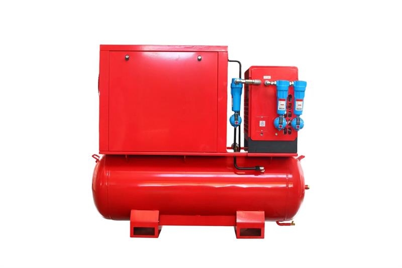MultiQuip ACSE20500DF-10 86 cfm Skid-Mounted Electric Screw Kompressorer